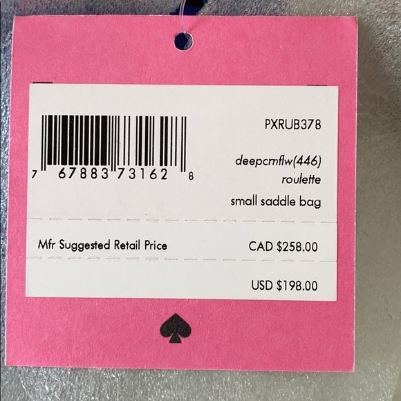 ♠️ SOLD Kate Spade Roulette Small Saddle Bag ♠️ - Picture 9 of 11